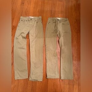 Khaki Boys Levi Jeans Boys size 14